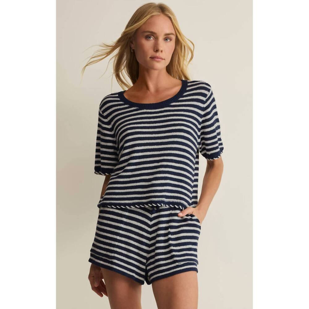 NEW Z SUPPLY patton sweater top in blue